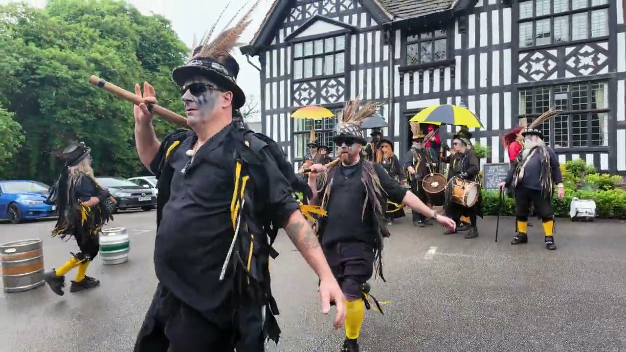The Witchmen perform 'The Grim Reaper' at Sandbach Day of Dance 2025