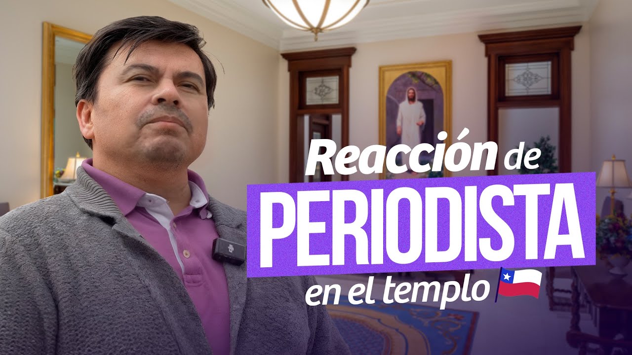 La reacción de este periodista en el Templo de Antofagasta, Chile