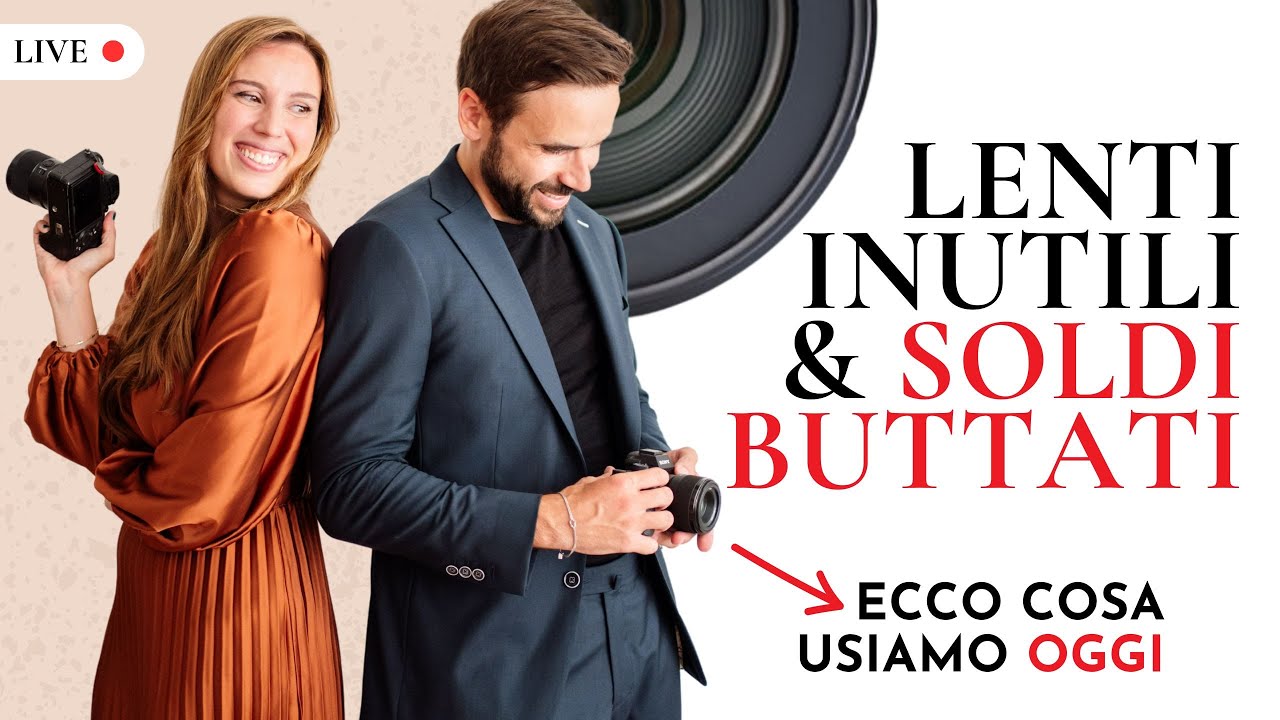 LIVE ep. 010 - Come abbiamo scelto l'attrezzatura perfetta per fotografare matrimoni