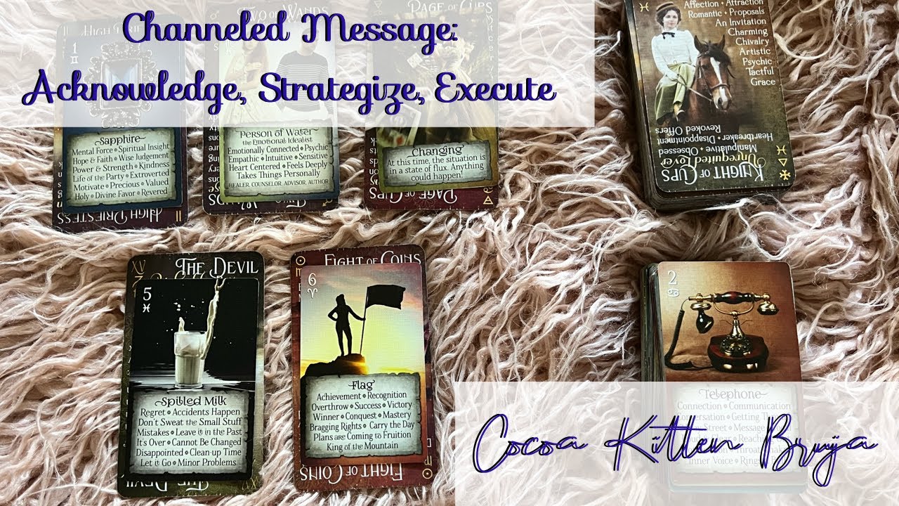 Channeled Message: Acknowledge, Strategize, and Execute
