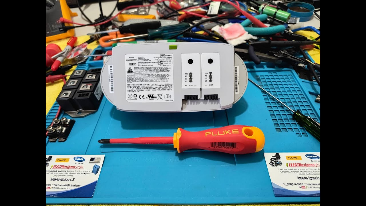 🪴Batería Philips Respironics Simplygo, REF: (1116817) VID 1 batería inoperativa no prende, veamos.🎩🦽
