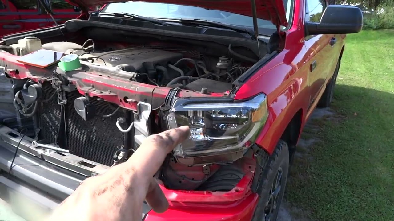 DIY 2016 Toyota Tundra TRD PRO OEM LED Headlight Upgrade!