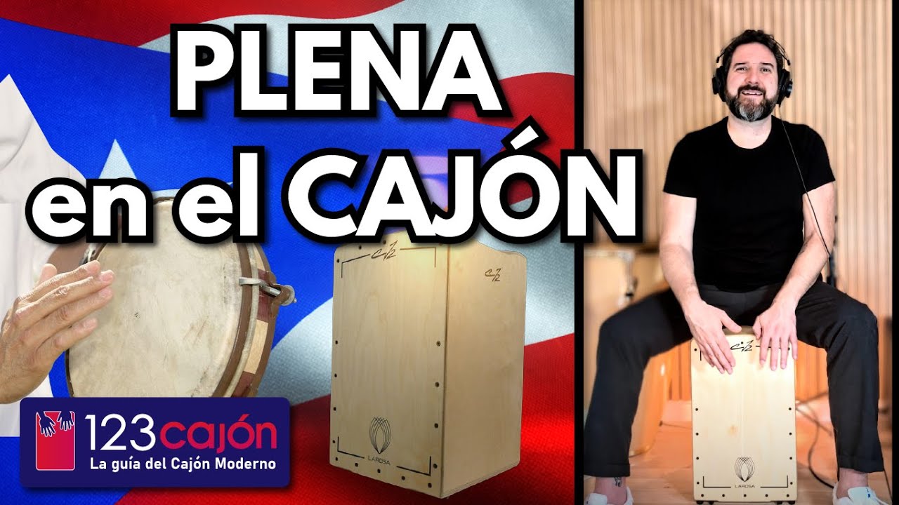 Cómo tocar PLENA en el CAJÓN │2 Ritmos de Plena adaptado al cajon│ TUTORIAL Plena en el cajón
