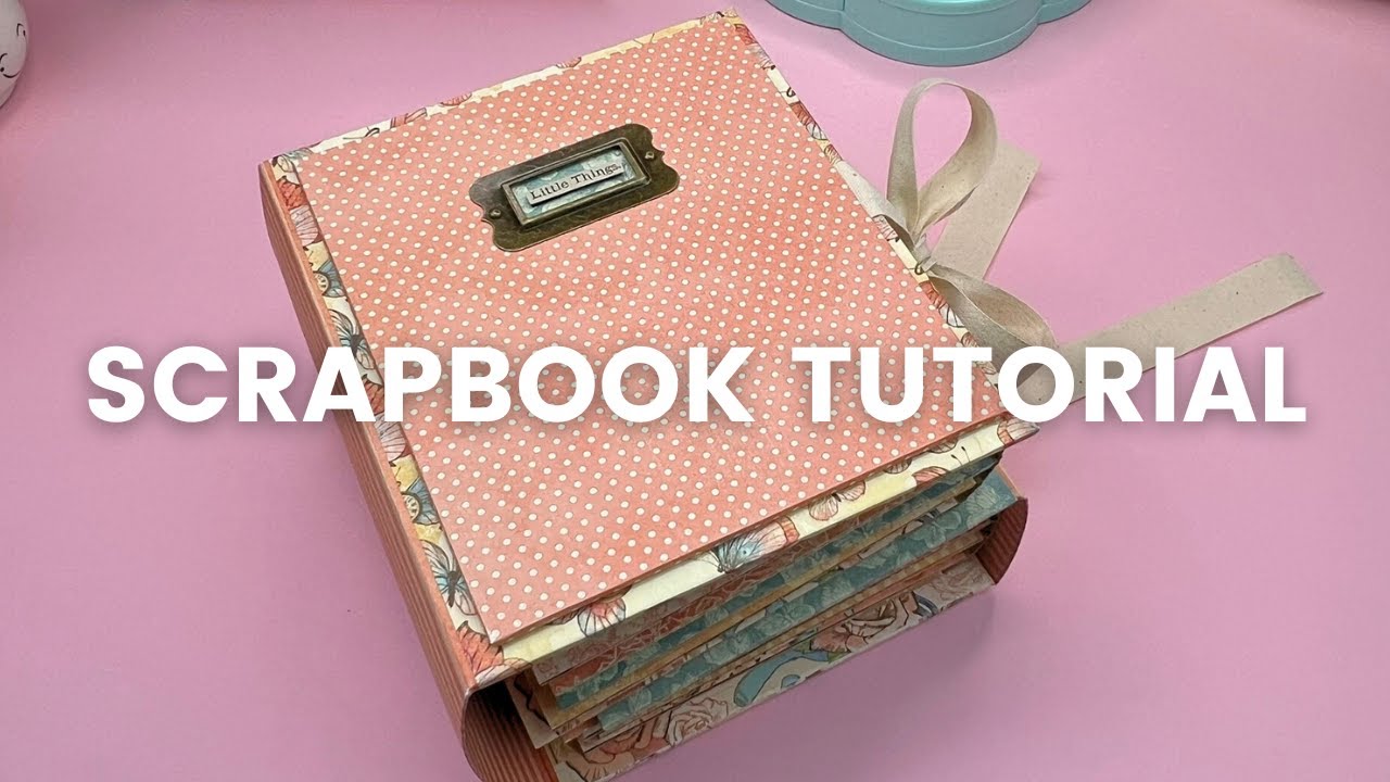 Tutorial For Foldable Photo Album - DIY Scrapbook Ideas