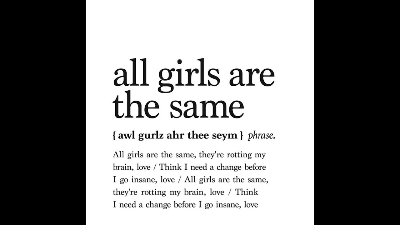 juice wrld - all girls are the same / mylancore x hoodtrap