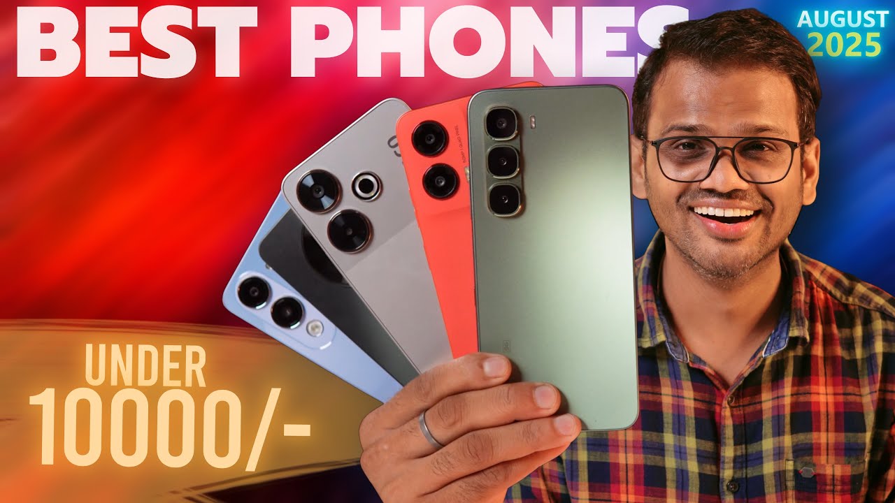 TOP 5 Best Phone Under 10000 - AUGUST 2025 🔥 Best 5g Mobile Under 10000