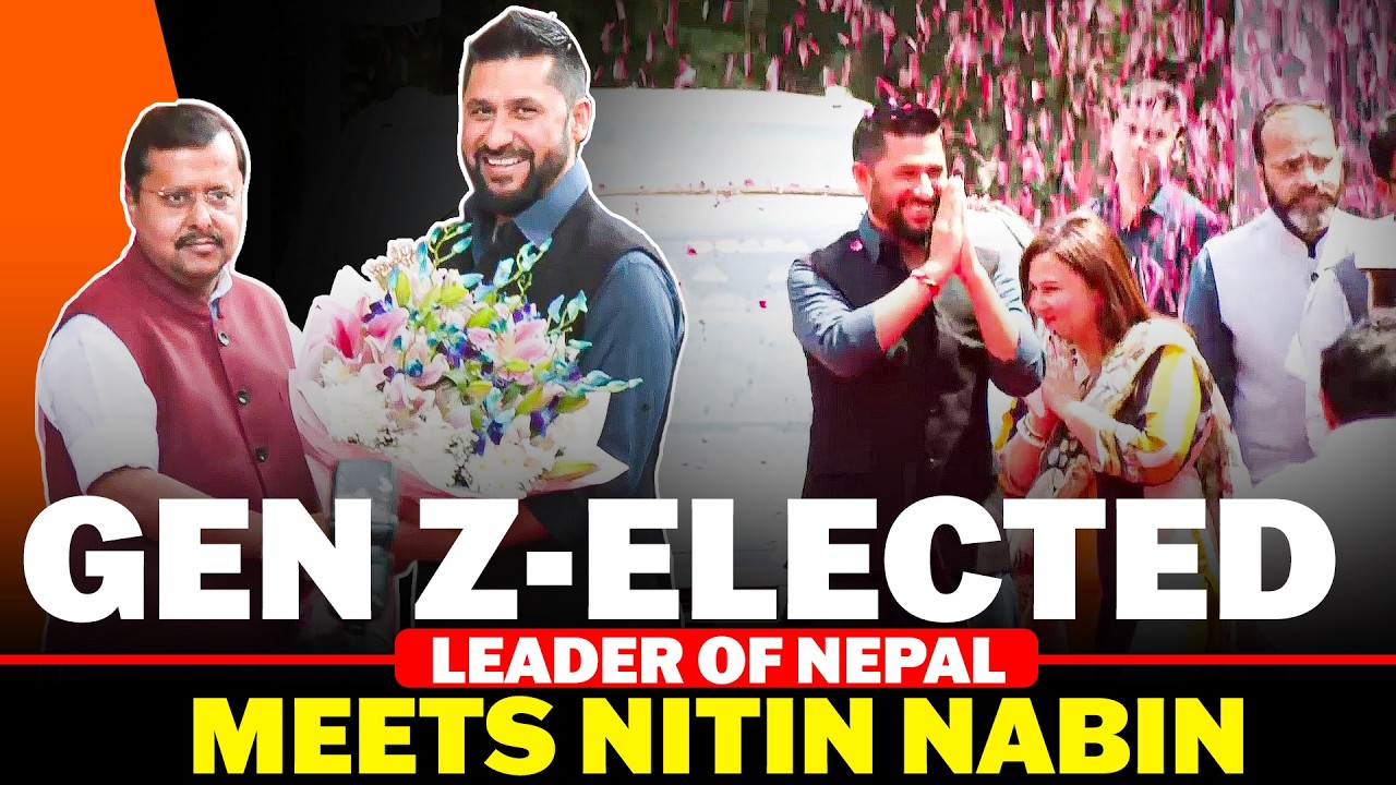 Gen Z-elected leader of Nepal, Lamichhane meets Nitin Nabin amid border tensions