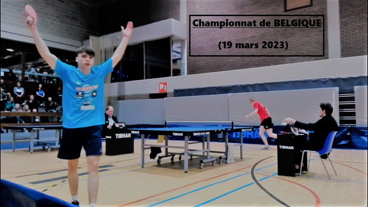 Championnat de BELGIQUE // Tennis de table // Centre Sportif du BLOCRY (19/03/23)