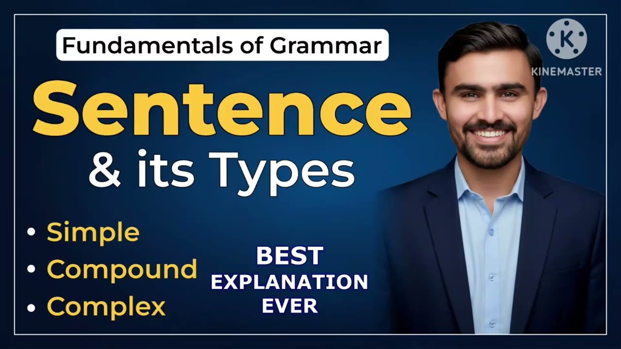 Sentence and its Types|English Grammar lecture|Easy Explanation