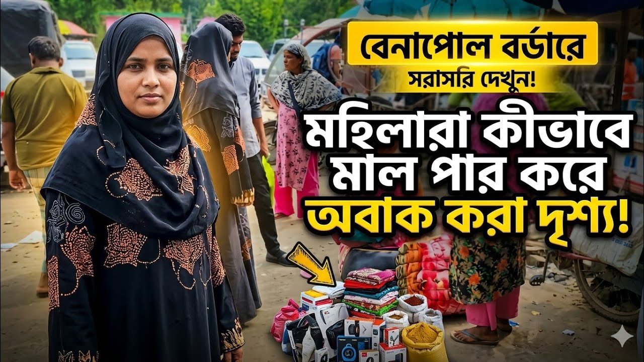 ইন্ডিয়ান মালের রমরমা ব্যবসা বেনাপোল বর্ডারে ।  Benapol border Bangladesh