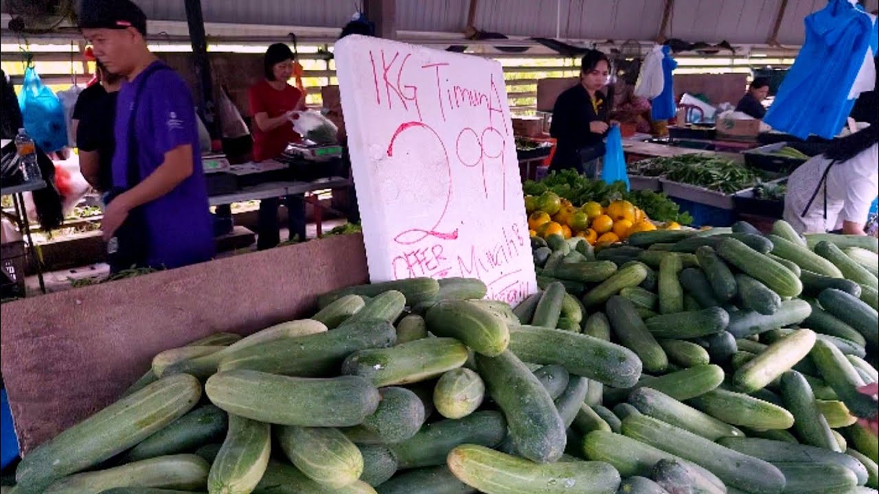 Exploring Market Tamu Kubah Ria & Tamu Perkarangan Aeroville, Kuching, Sarawak 2025