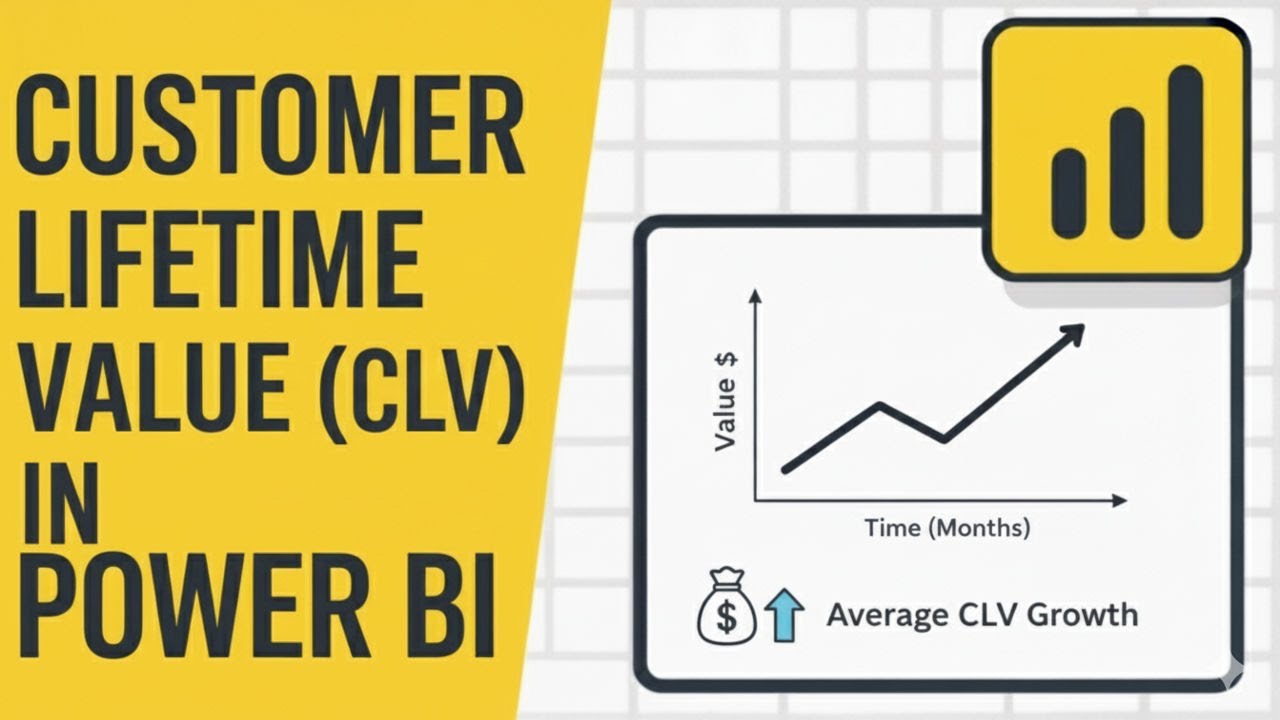 Customer Lifetime Value (CLV / LTV) Dashboard in Power BI | Simple Formula Explained