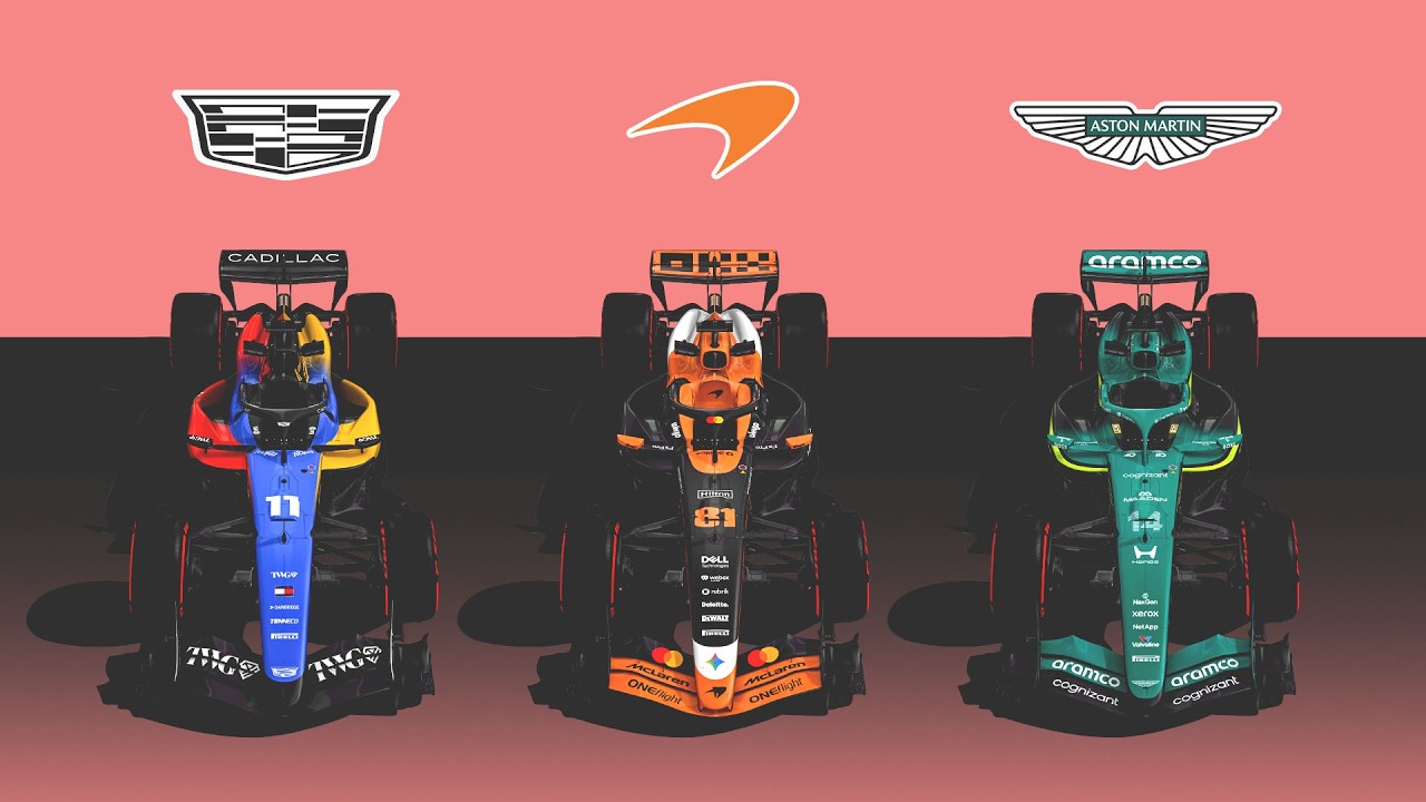 I Tried To REDESIGN The 2026 Cadillac, Mclaren & Aston Martin F1 Car Liveries.