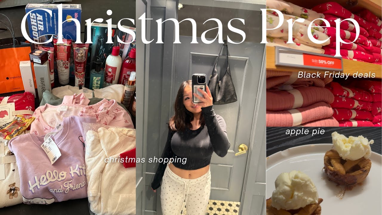Christmas prepping ☃️|  mini BLACK FRIDAY HAUL | new clothes + wrapping gift