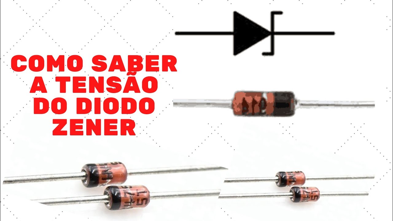 Como descobrir a tensão do diodo zener