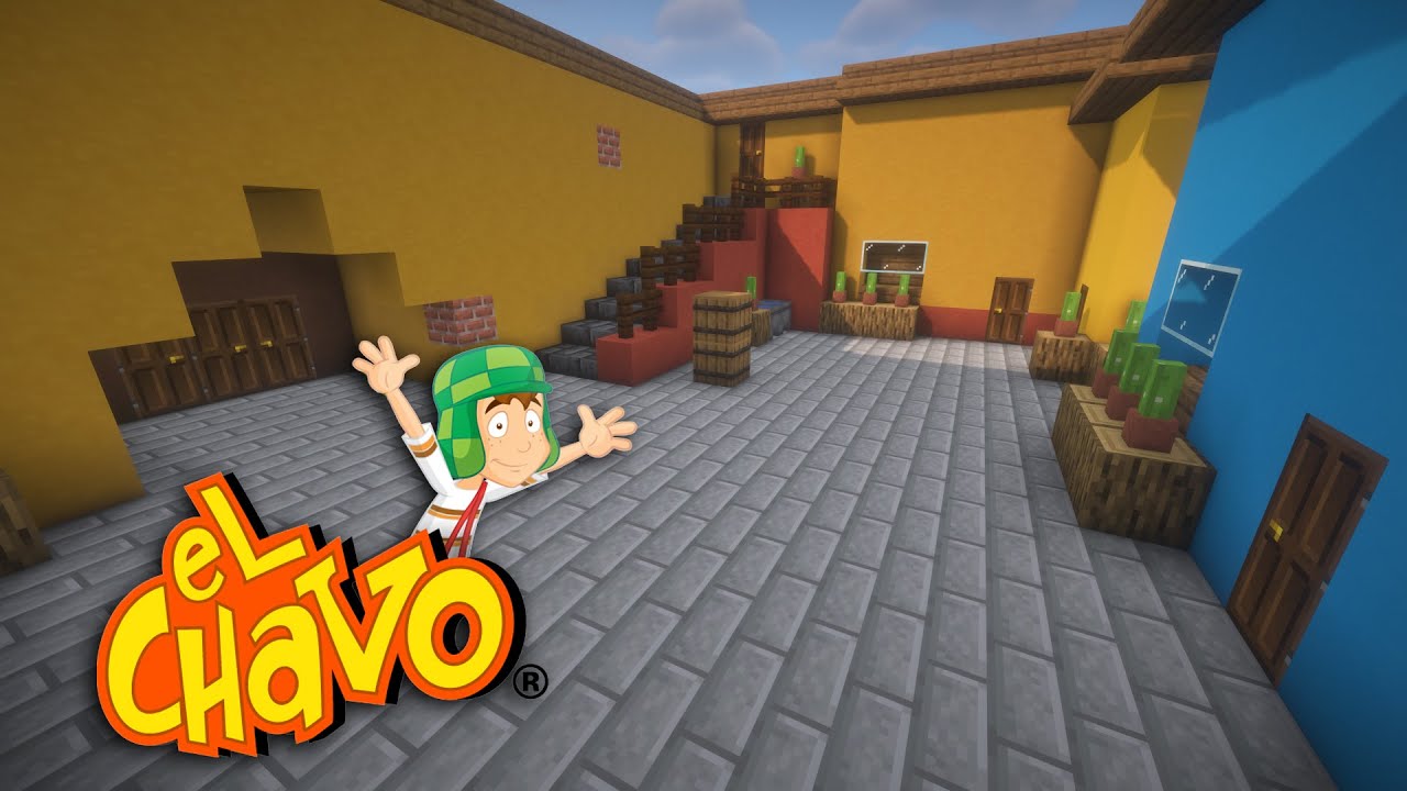 Cómo Hacer la VECINDAD del CHAVO Del 8 🏠 en Minecraft #1