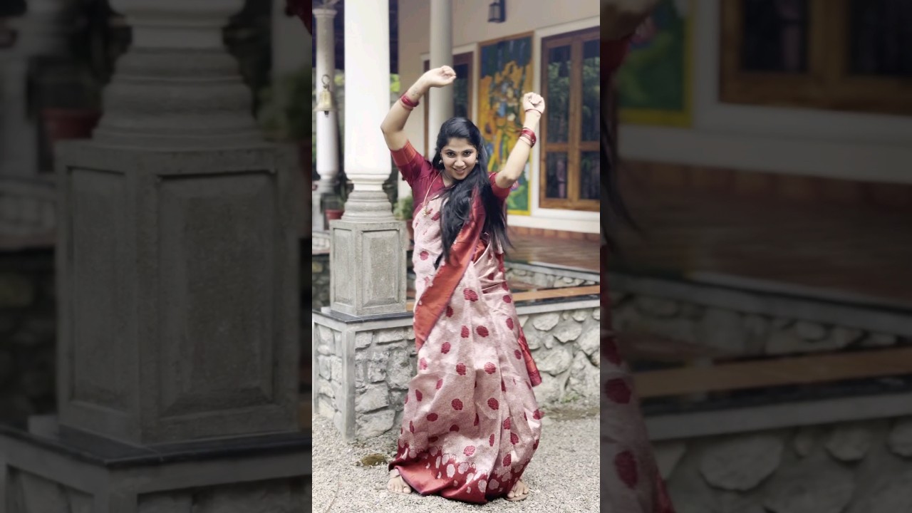 😄😍❤️🥰 #manasirenjith #youtubeshorts #sareelove #coupledance #singledance