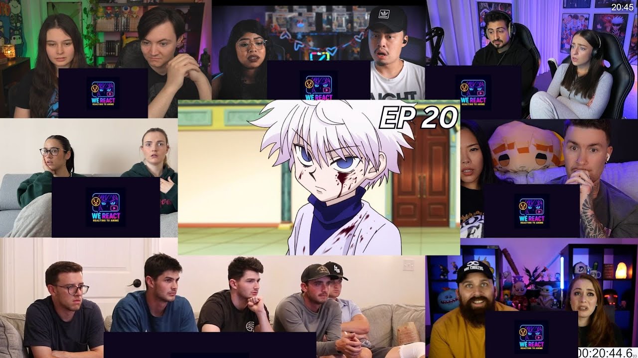 Hunter x Hunter Episode 20 | Reaction Mashup #anime #hunterxhunter  #animereactionmashup