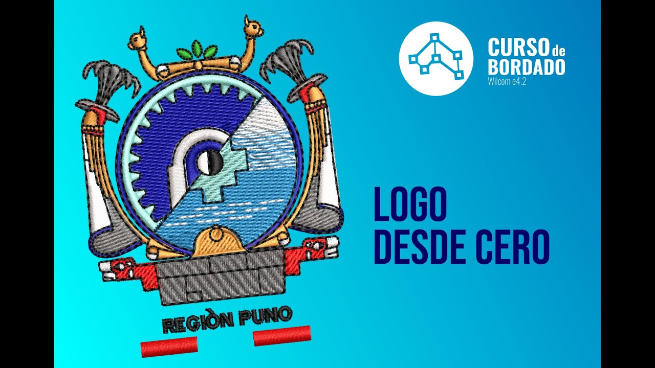 Digitalizado Logo desde cero en Wilcom