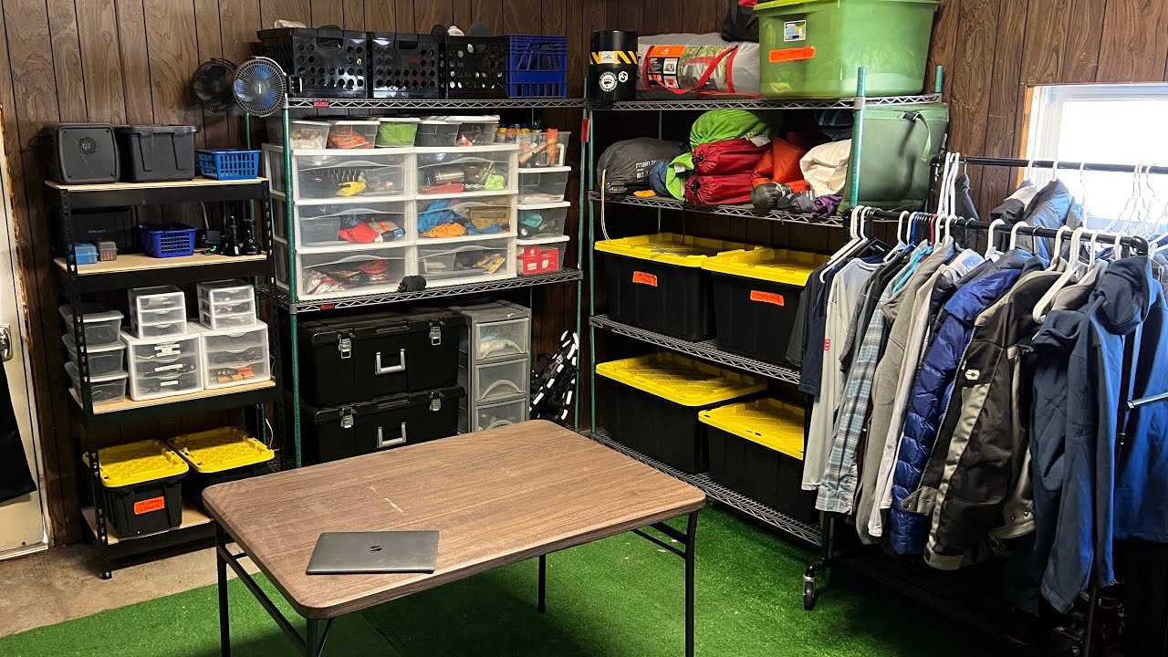 Ultimate Gear Room Setup | Hiking, Backpacking, Camping, Hunting - Etc.