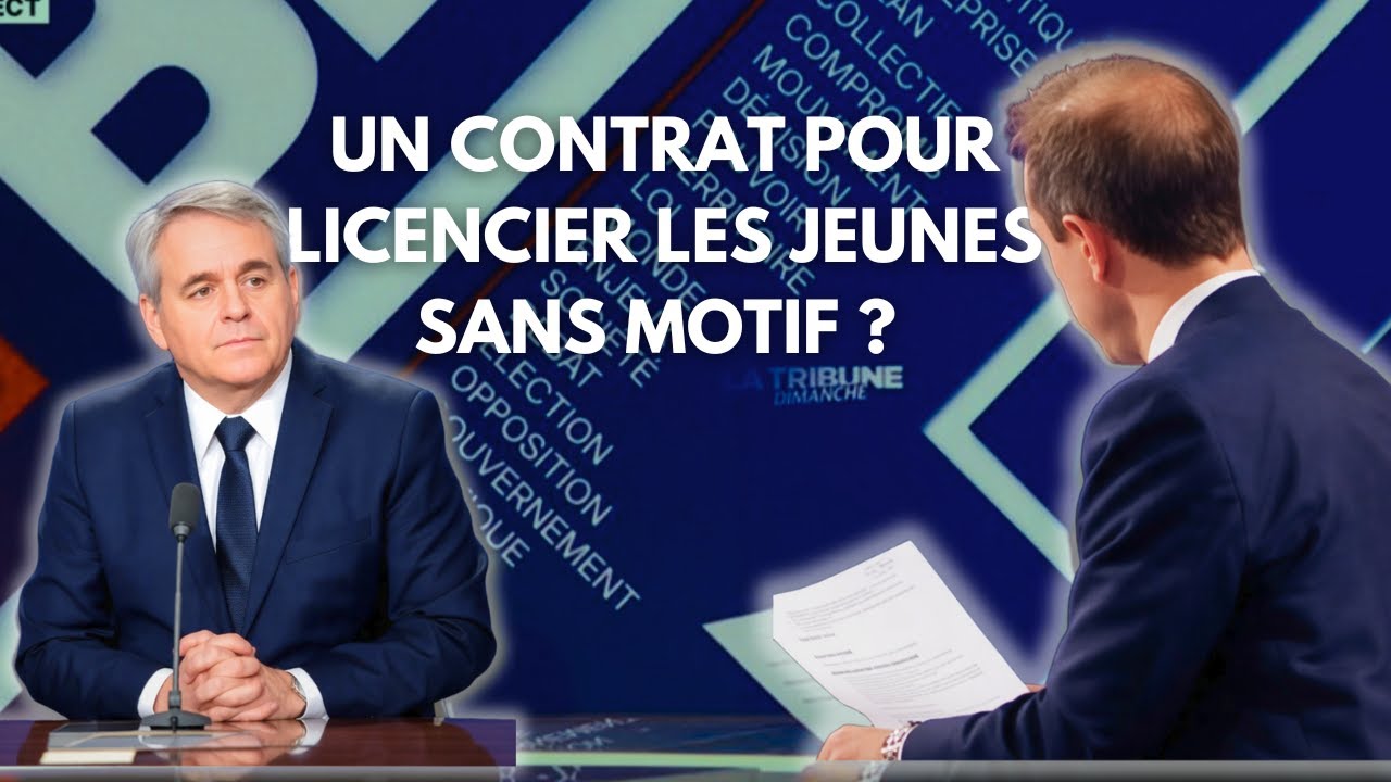 Je refuse ce CDI qui permettrait de licencier les jeunes sans motif.