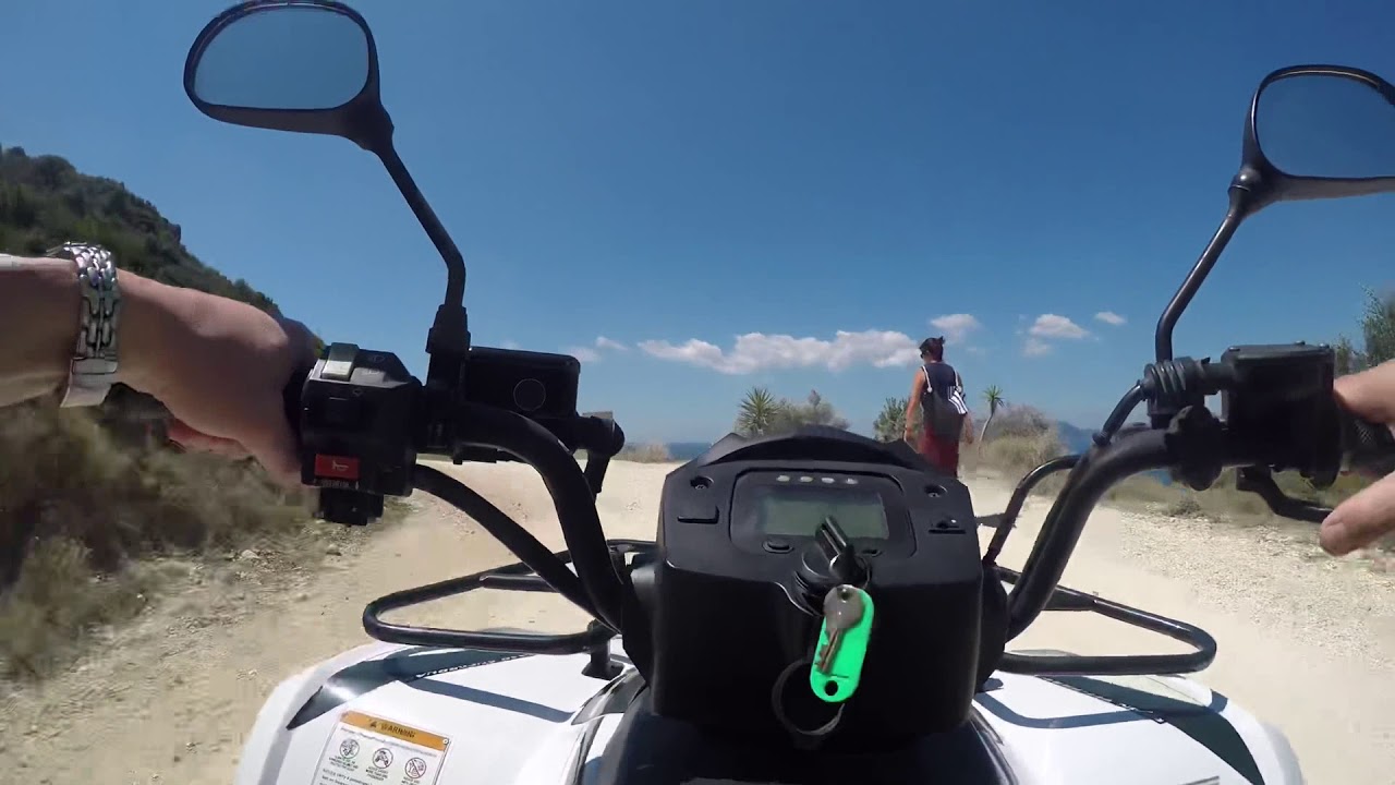 Quad biking Zante Greece to Dafni  beach Zakynthos