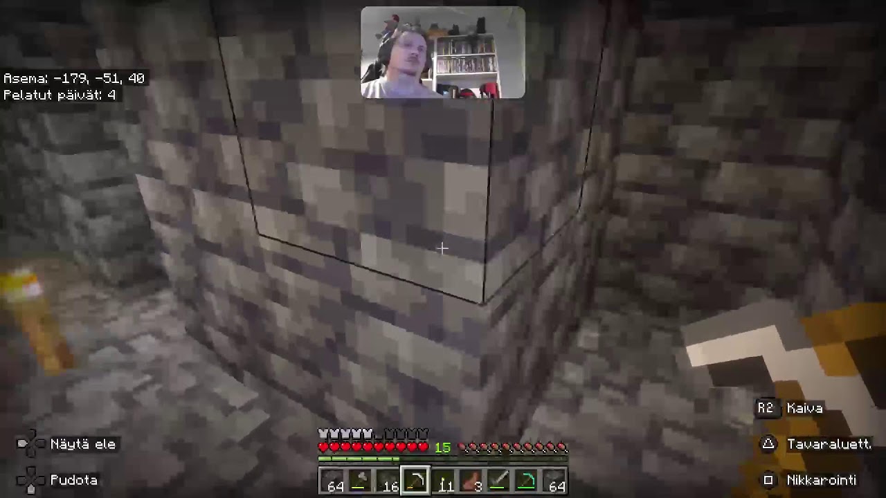 Minecraft🎮 timantin etsintää