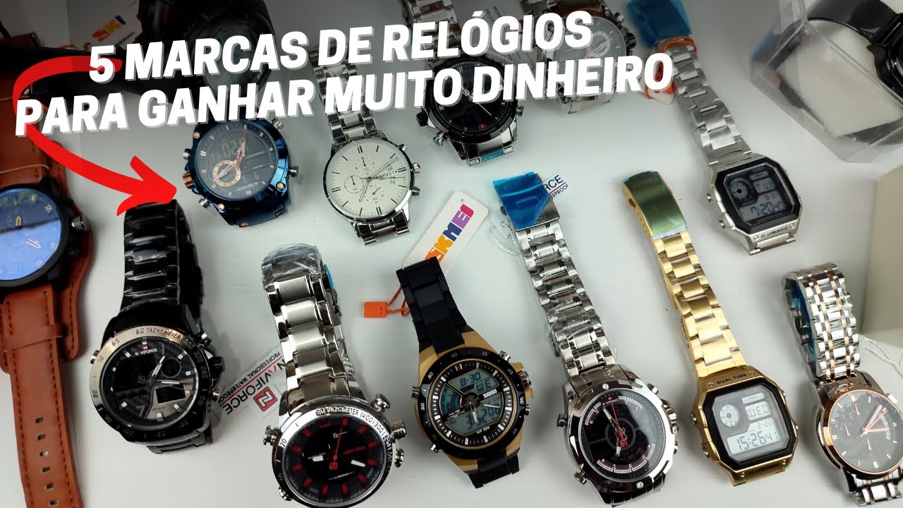 5 Marcas Tops de Relógios da China para Importar e Ganhar Dinheiro - Aprenda a importar