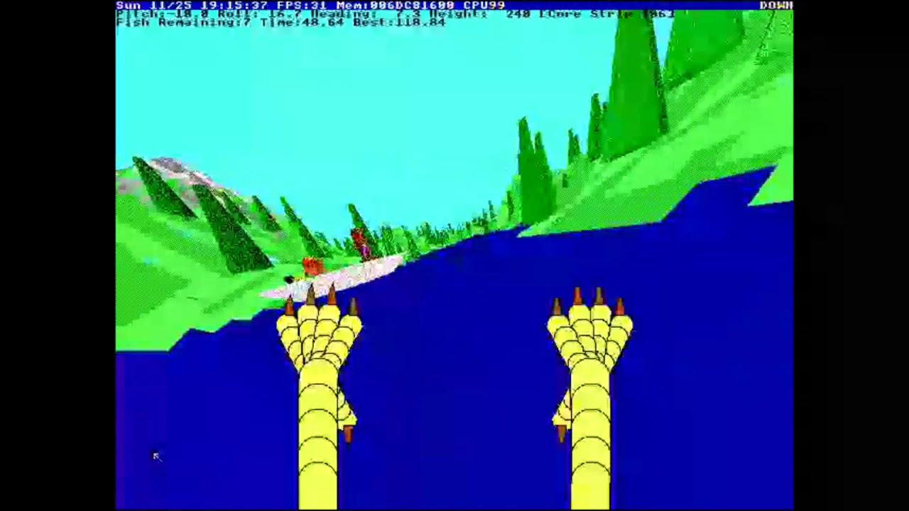 TempleOS Talons any% glitchless speedrun in 76.19 [World Record]