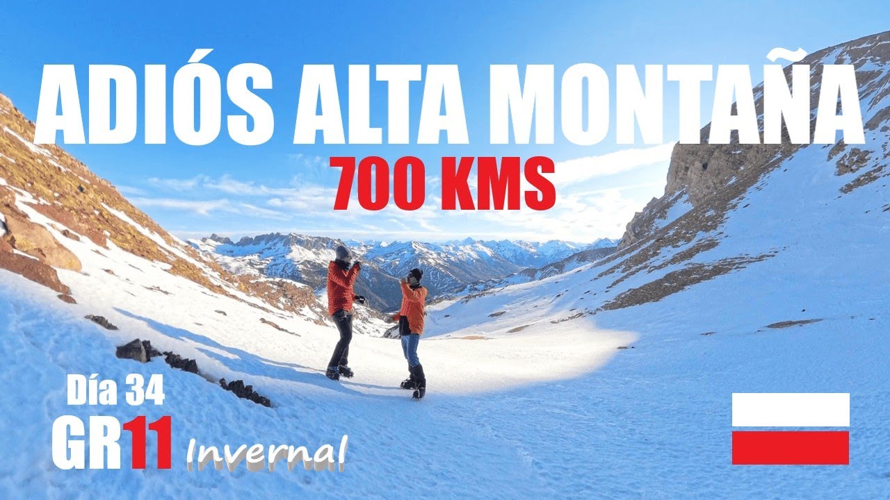 Día 34. Transpirenaica GR 11 Invernal❄ 700kms. Adiós alta montaña, hola Navarra. Llegamos a Isaba.