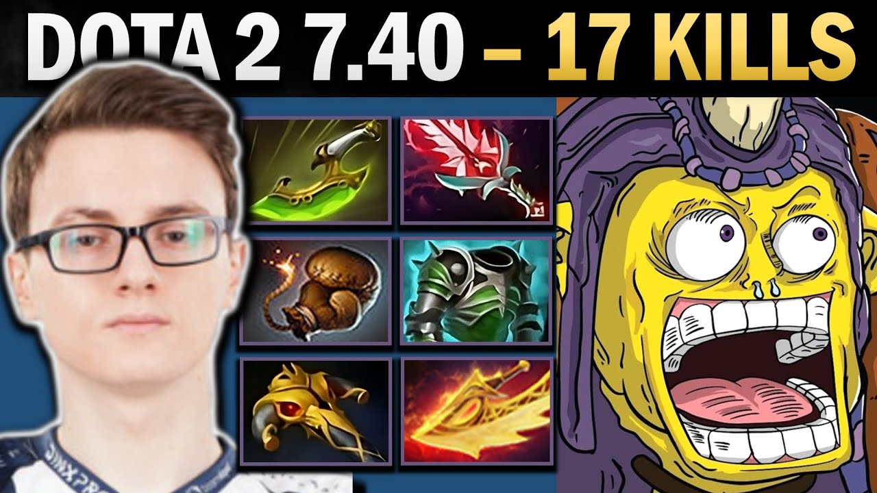 Alchemist Pro Mid with 17 Kills and 1100 GPM - Dota 7.41