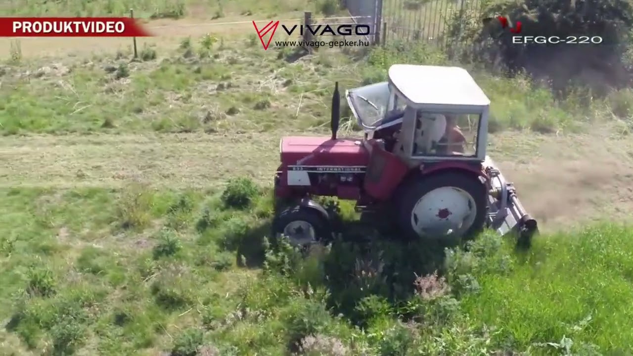 Szárzúzó-mulcsozó oldalkitolás nélkül - JANSEN EFGC-220