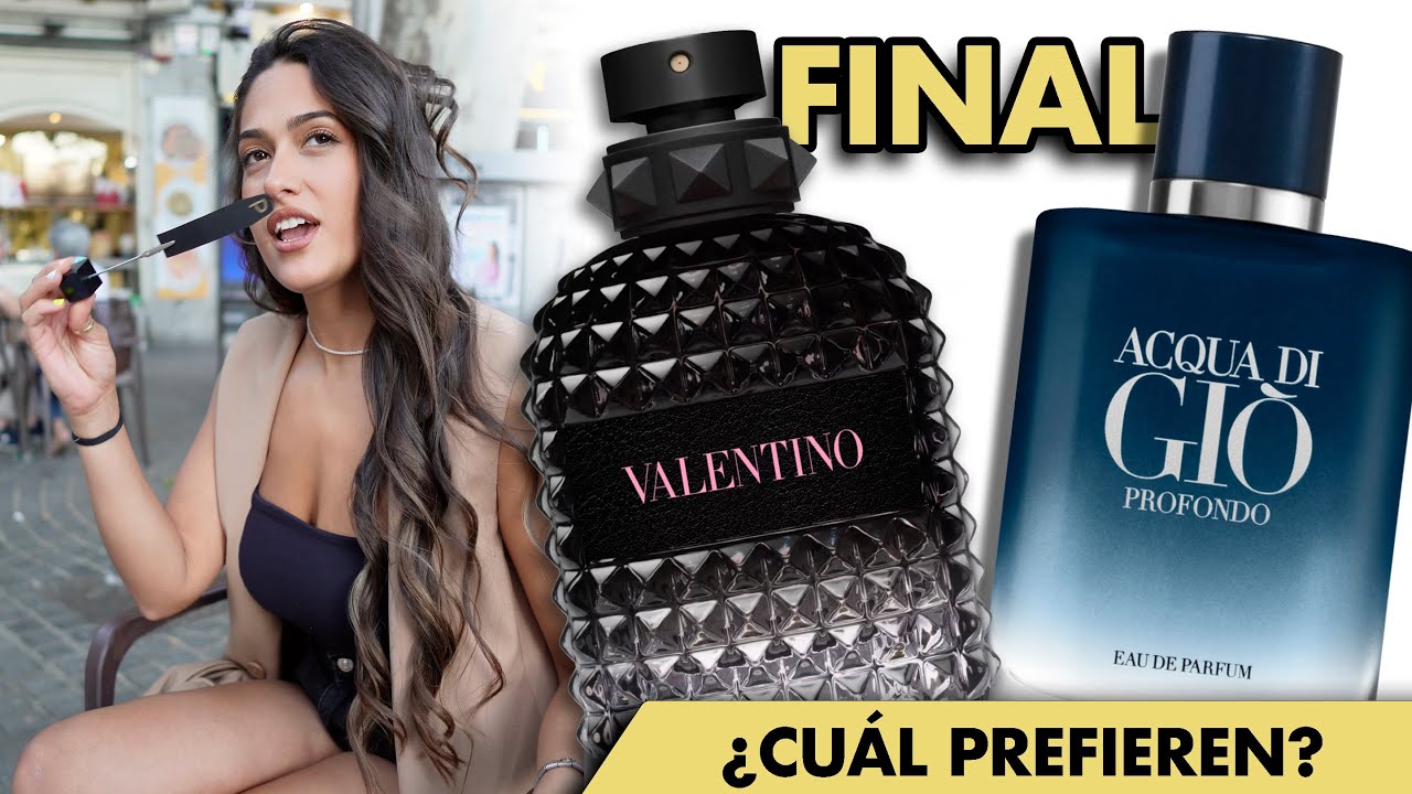 Final del Mundial de Perfumes: Valentino Born in Roma VS Acqua Di Gio Profondo EDP.