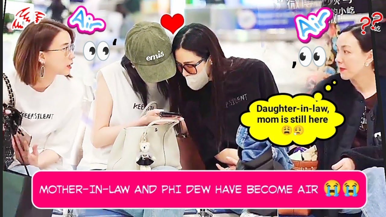 LINGORM dating at the airport, Mae & P'Dew being clowns 🤡😭😭. ENG/INDO