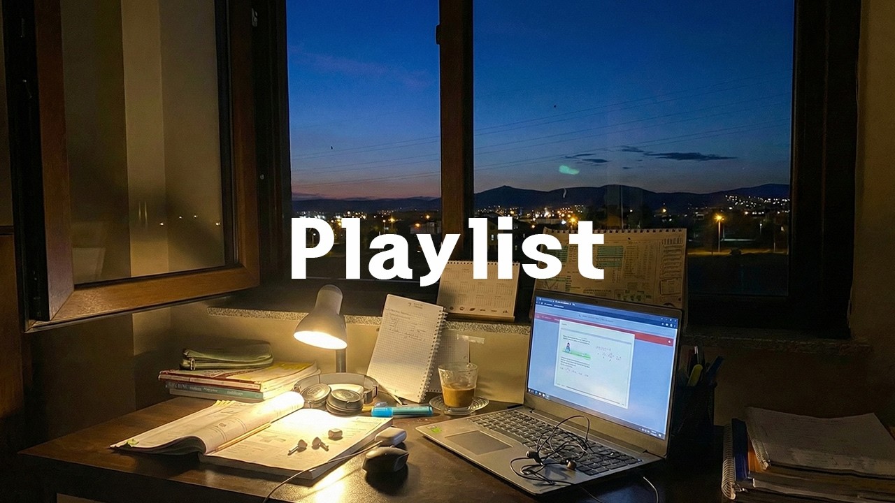 [Playlist] 고요한 밤, 따스한 조명, 공부하는 이 맛도 나쁘지 않아. | 공부 · 작업플리 🎧 | Study · Deep Work · Chill