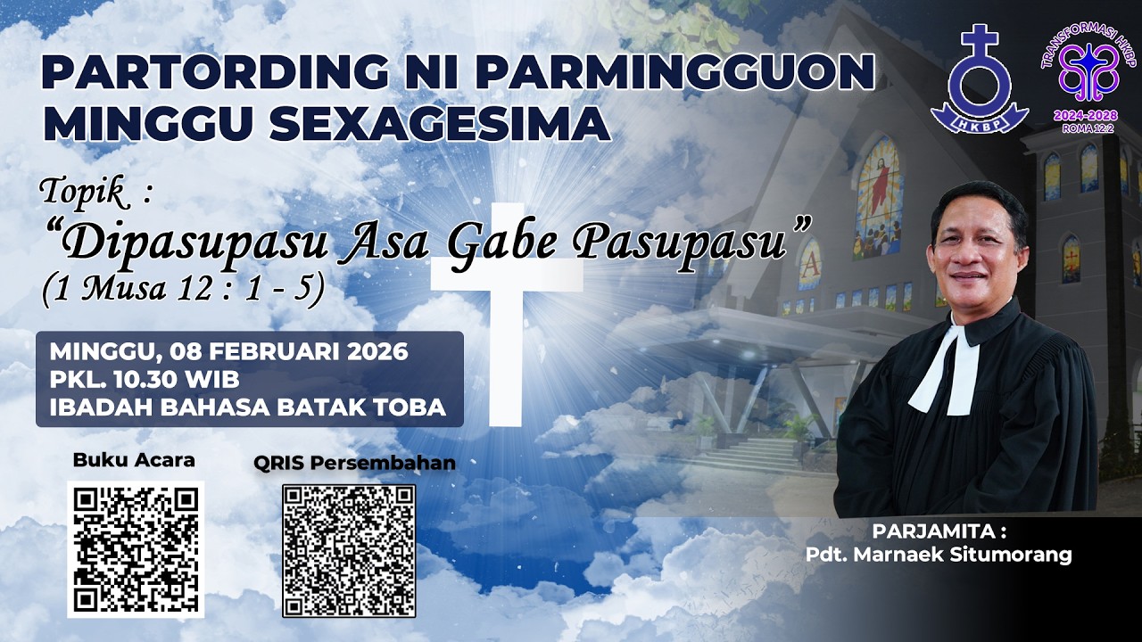 PARMINGGUON SEXAGESIMA | 08 FEBRUARI 2026 | PKL. 10.30 WIB