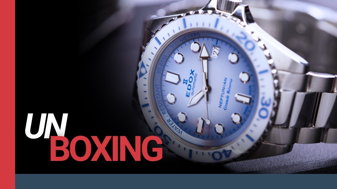 Edox Skydiver Neptunian Grande Reserve | Unboxing