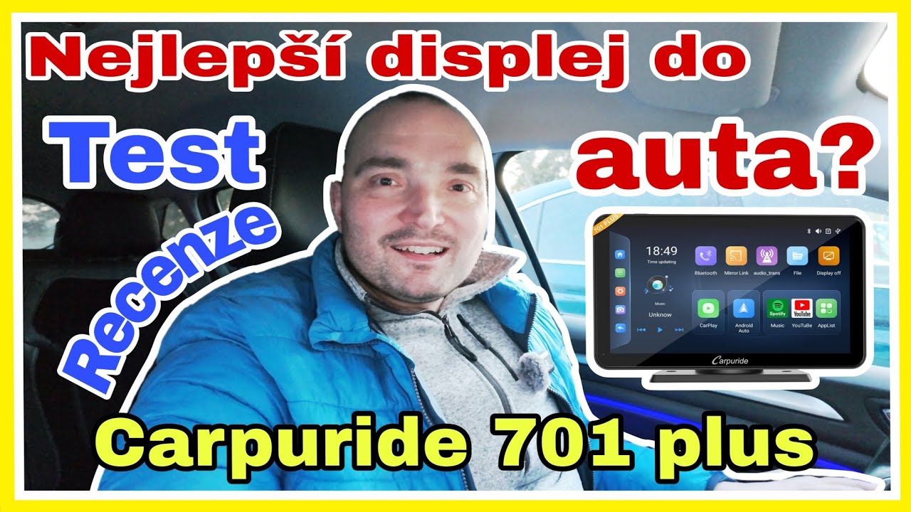 🚗 Carpuride 701 Plus – Nejlepší displej do auta? TEST a RECENZE!