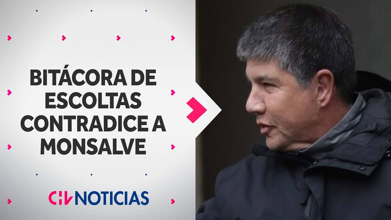 Bitácora de escoltas CONTRADICE A MONSALVE: Los detalles expuestos por Fiscalía que no calzan