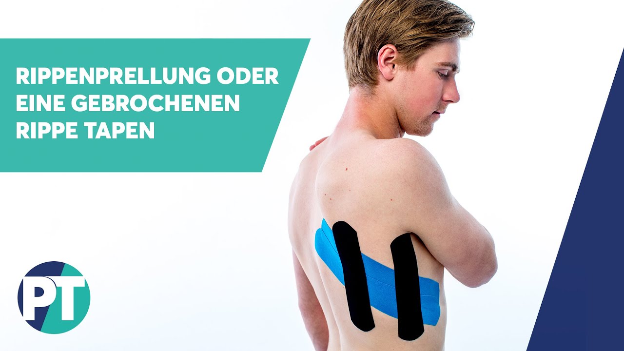 Wie tape ich eine Rippenprellung oder eine gebrochenen Rippe? | Medical Taping | PhysioTape