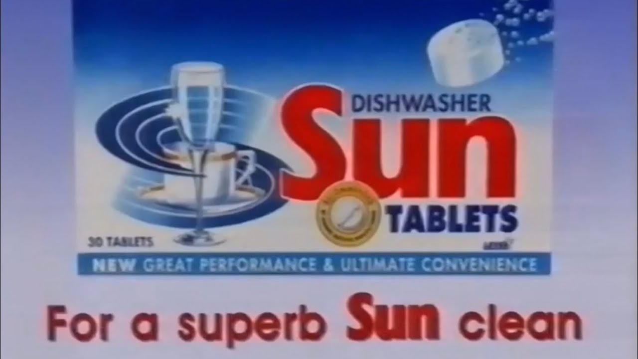 1994: Sun Dishwasher Tablets [Tough Dishes]