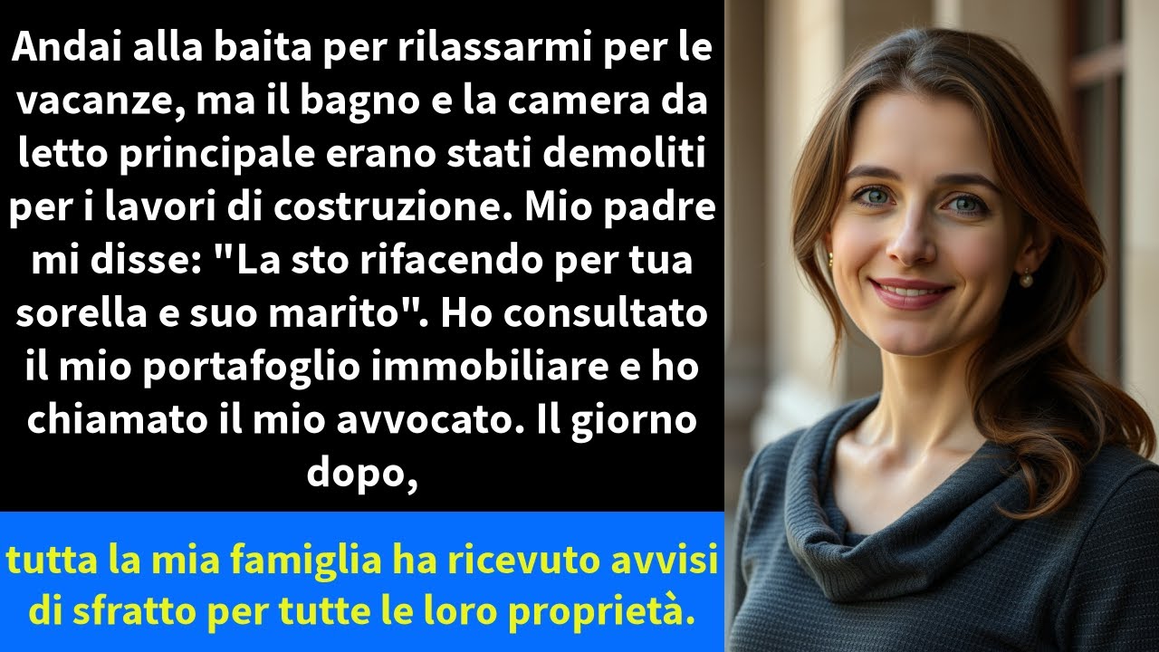 Andai alla baita per rilassarmi per le vacanze, ma il bagno e la camera da letto principale erano