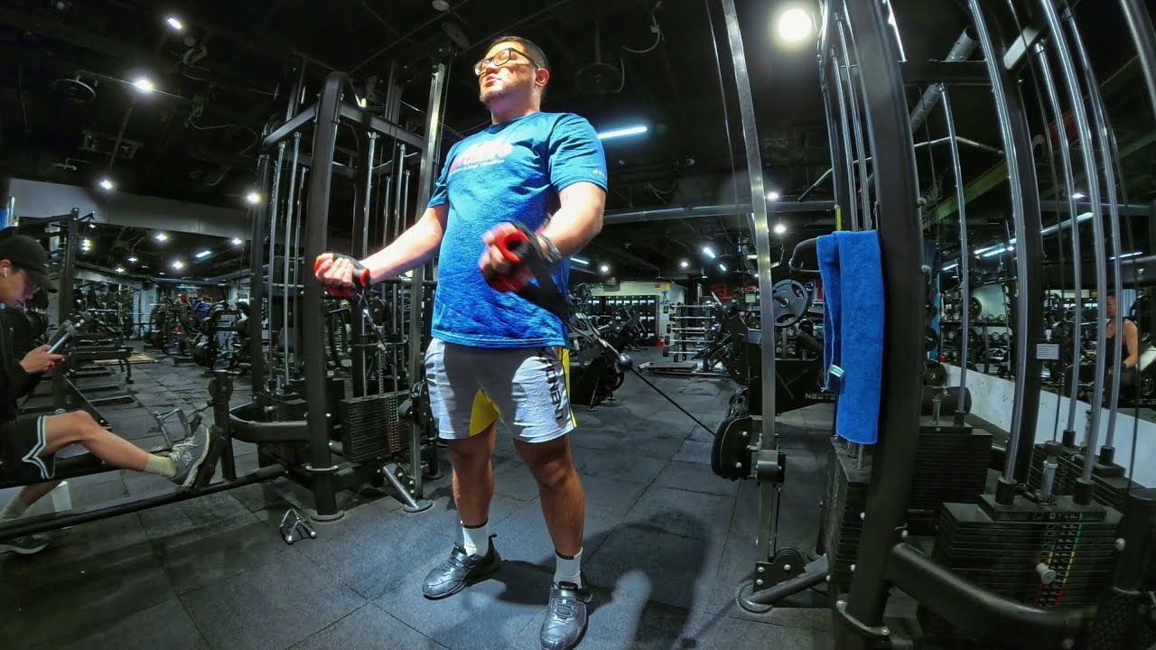 20260211阿石滑輪上斜夾胸 #InclineCableChestFly #weighttraining