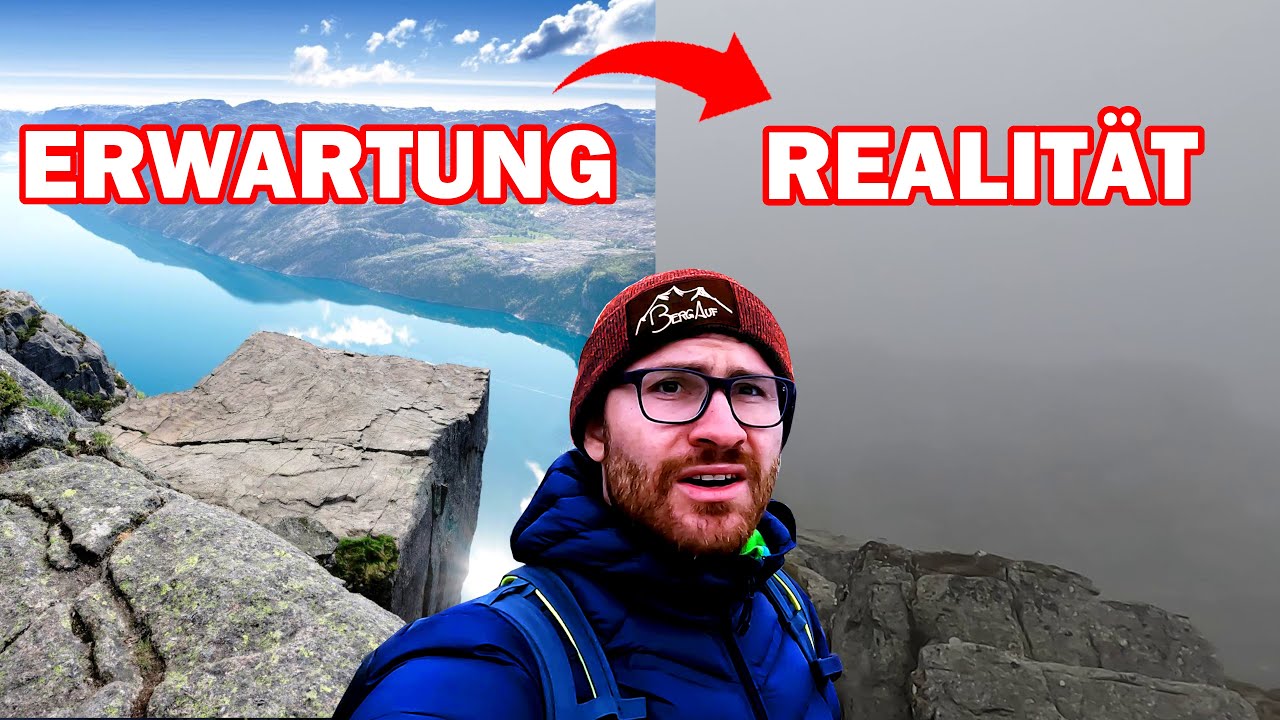 Preikestolen Wanderung zum Sonnenaufgang in Norwegen