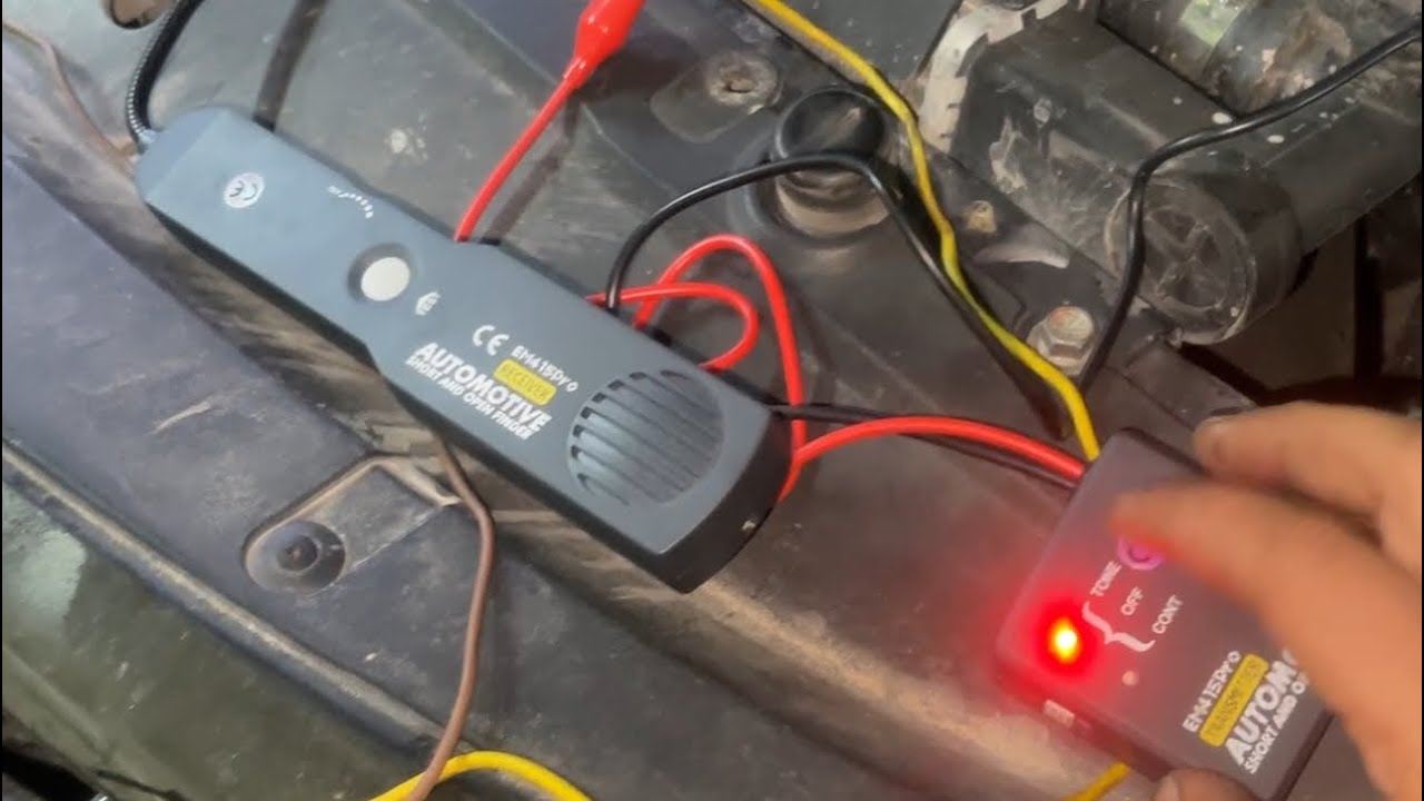 طريقه استخدام جهاز كاشف الاسلاك المقطوعه how to use EM415PRO short circuit detector