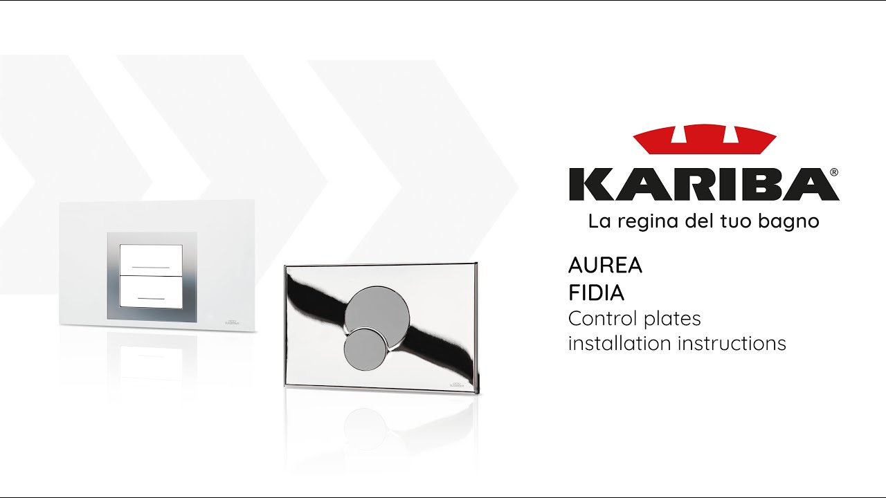 FIDIA _AUREA_ITAKA control plates installation instructions (with white lever)