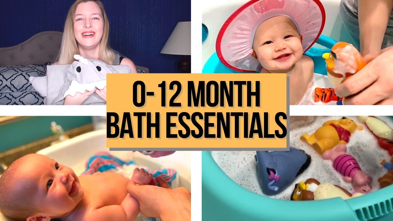 0-12 MONTHS BABY BATH ESSENTIALS | Baby Bath Products I Couldn't Survive Without!
