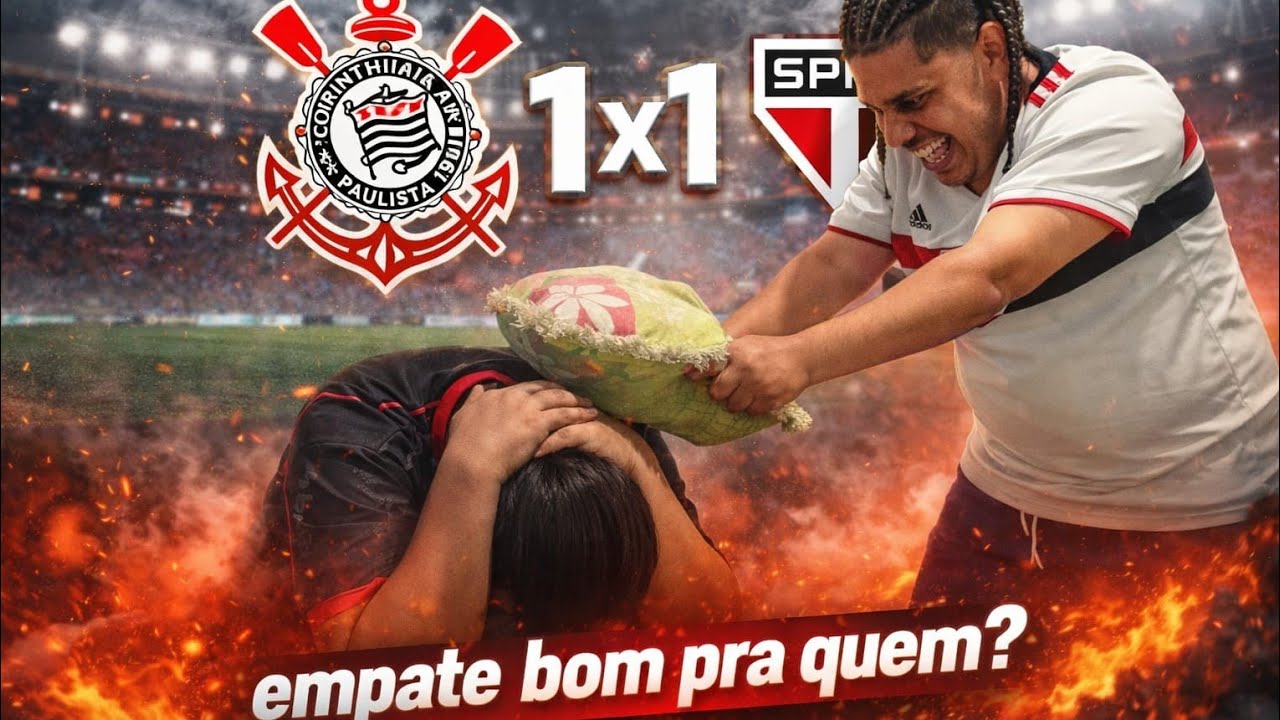 REACT CORINTHIANS 1 X 1 SÃO PAULO PAULISTÃO 2026