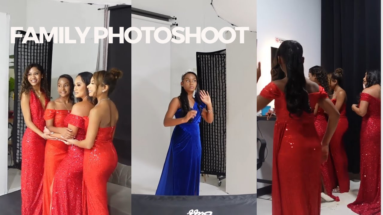 Join our Christmas Family Photoshoot, Sneak Peak of the girls Birthday Dresses