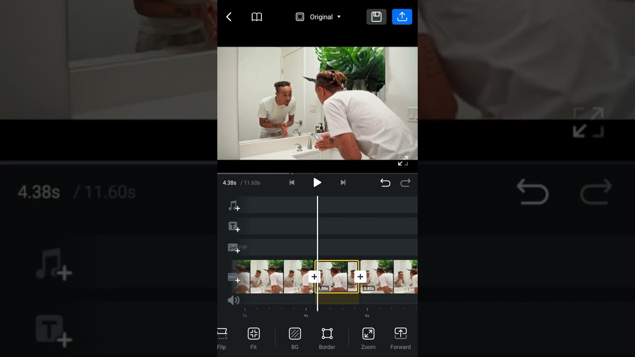 Mirror Mask effect Vn Video Editor tutorial #shorts